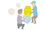 楽しみながら組み立てて完成!展示