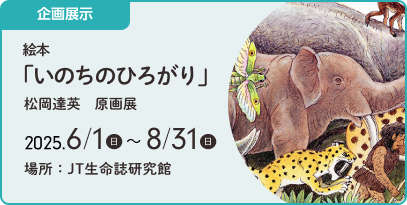 絵本「いのちのひろがり」松岡達英　原画展