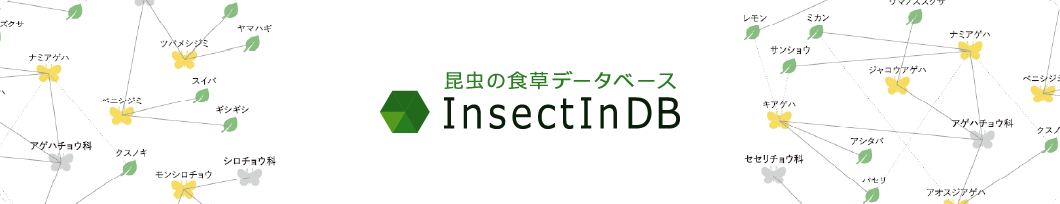 昆虫食草ネットワーク | InsectInDB