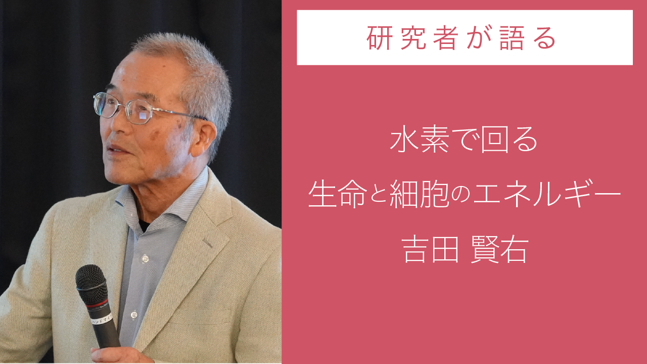 水素で回る生命と細胞のエネルギー　-講演者：吉田賢右（JT生命誌研究館）記録映像公開中！